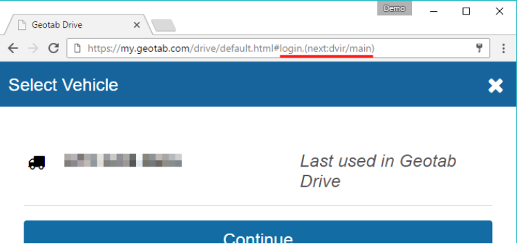 Drive login workflow