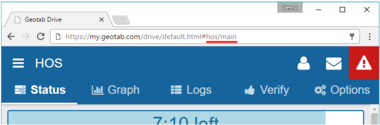 HOS main page